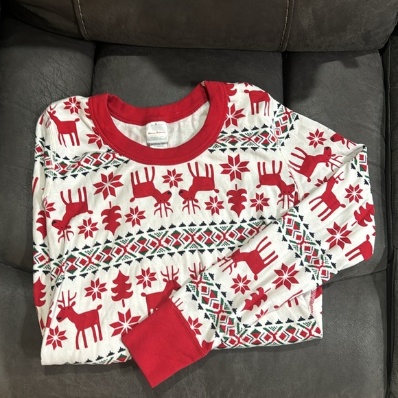 Hanna Andersson Dear Dear Long John Pajama set size medium - Picture 6 of 8